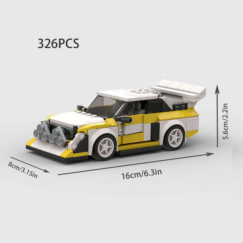 MOC Racing Car City Speed Champions Sports S1 Building Blocks Bricks Kids Toy Gift Supercar Racers Classic Vehicle F1 Technique