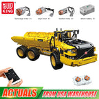 Mould King 17010 Teknisk lastebil leker RC MOC-8002 Dumper lastebil byggesett bil klosser barn julegave