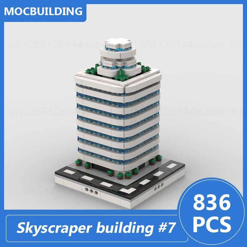 Skyscraper Modular City Series MOC Building Blocks DIY Assemble Bricks City Architecture Display Creative Educational Toys Gifts