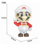 New Anime Mini Blocks Cute Cartoon Peach Luigi Building Bricks Toys for Children Present Bowser Valentine Girls Boy Juguetes - CADA BRICKS®