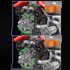 Mould King 102261 Engine Toys The Motorized V12 Engine Building Block Assembly V12 Engine Brick Kids Christmas Gift