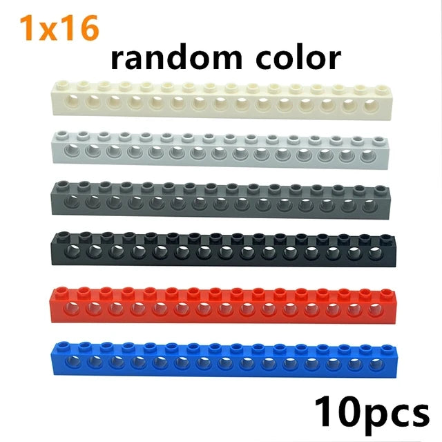 Technical Building Block MOC Combination Studded Long Beam with Hole Thick Bricks Compatible 3703 32018 3895 2730 3894 3701 3700 - CADA BRICKS®