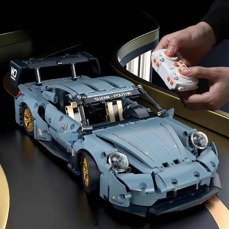 1200 PCS Technology 1:14  Supercar racing building blocks assembled brick car toy gift for boys birthday present