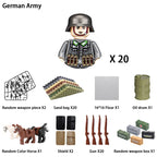 Military Building Blocks, Figures, Action Figures, Toys, Mini Dolls, Soldier Characters, Children's Toys, National Army Phalanx - CADA BRICKS®