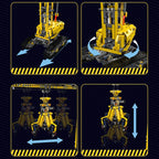 Mould King 17059 Technical Car Toys Remote Control Crawler Crane Model Compatible With 42042 Building Block Kids Christmas Gifts