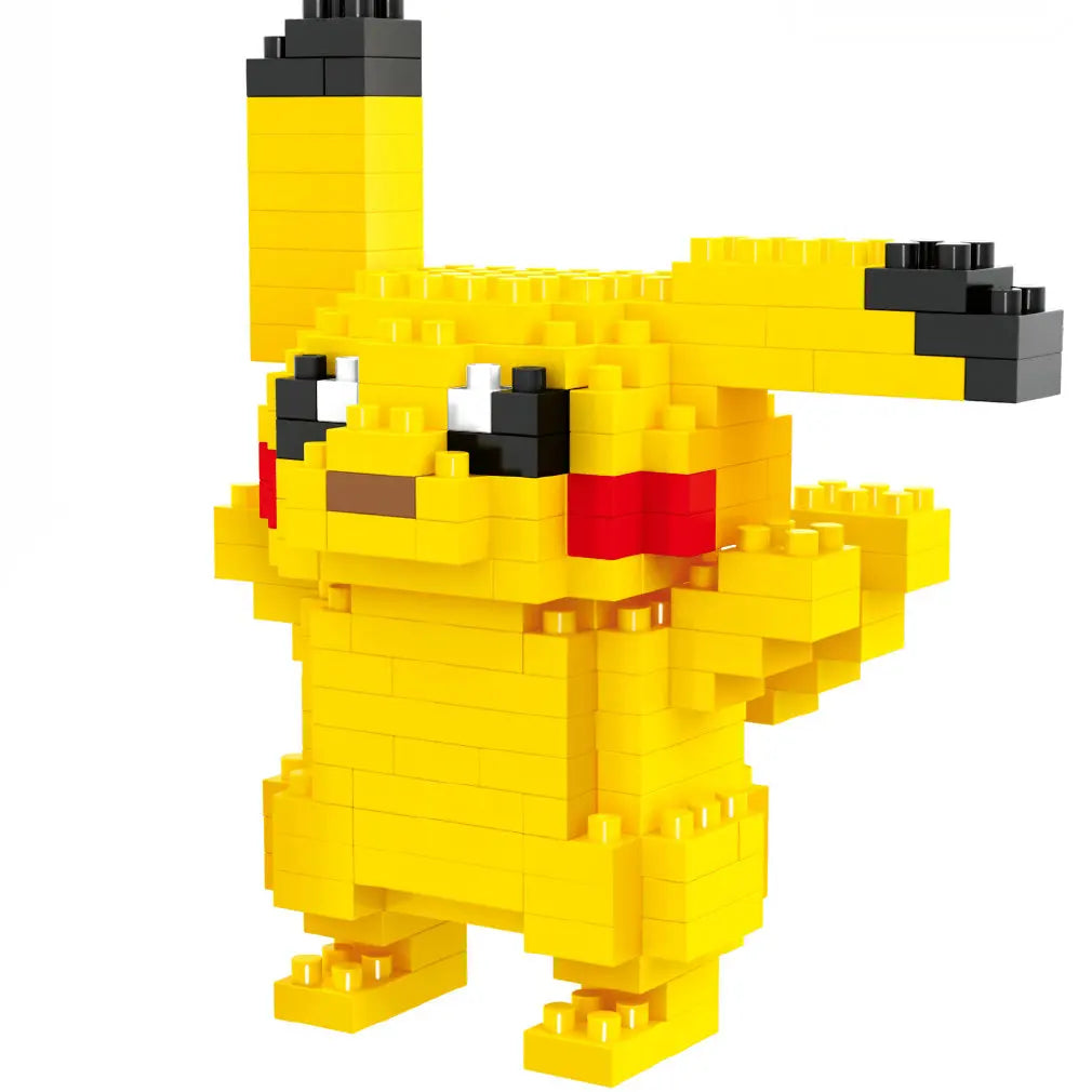 Pikachu Mini Blocks DIY Pokemon Blocks Small Cartoon Mini Building Block Pikachu Charizard ...