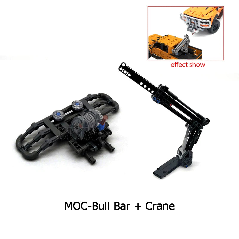 Blocchi da Costruzione Modello Rimorchio Pickup Inclinato Tecnico F-150 Raptor DIY 42126 Set di Mattoncini MOD per Montaggio Regali Giocattolo per Bambini