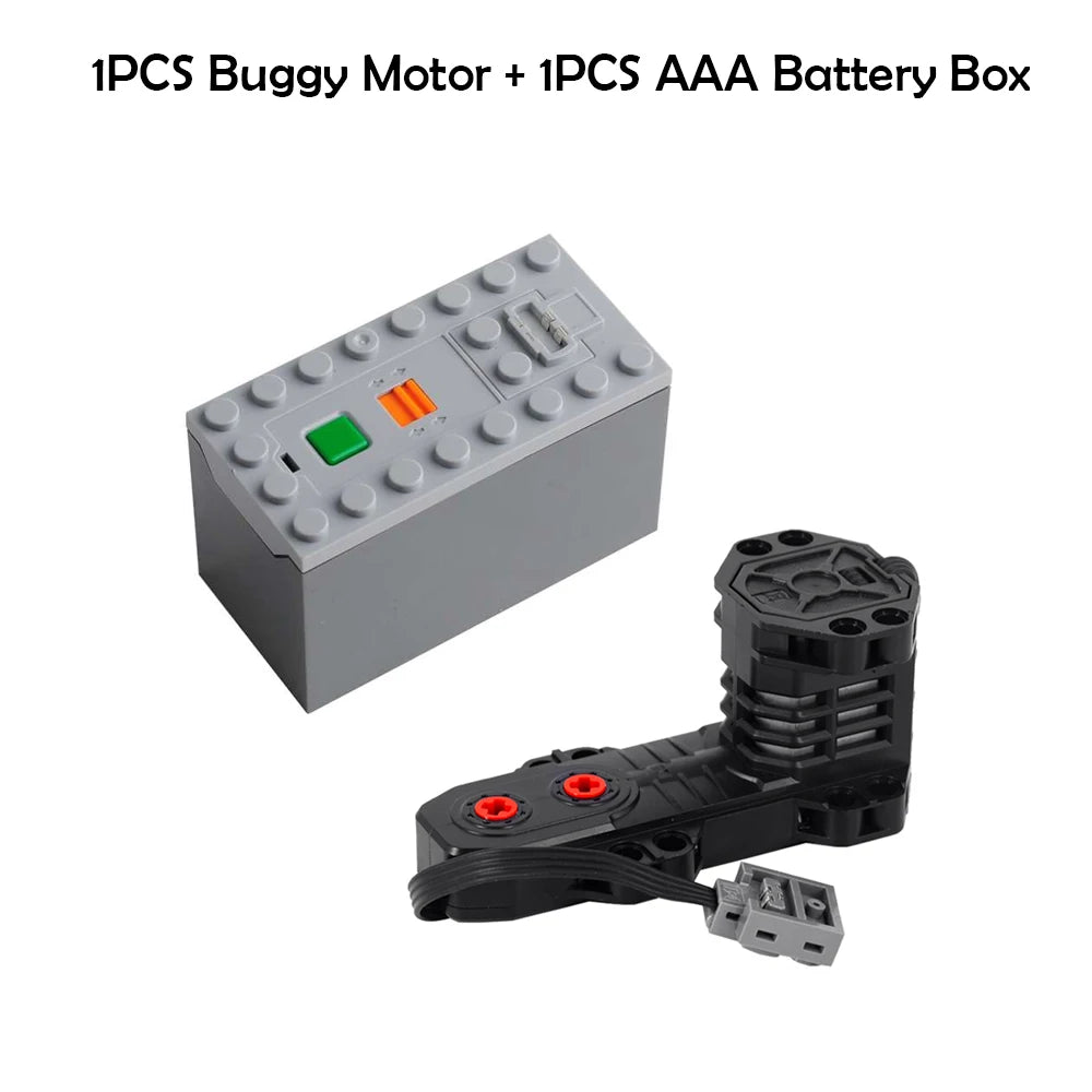 Tech Part 5292 Buggy Motor Monster Motor Compatible With Legoeds Building Block MOC Off-Road Vehicles Sports Car Power Functions