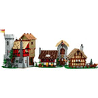 Blocchi da Costruzione Piazza del Borgo Medievale 3304PCS Compatibili 10332 Mattoncini Architettura Creativa Giocattoli per Bambini e Adulti Regalo di Compleanno