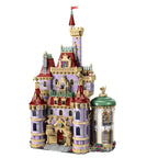 2025 New MOC Beast Castle Castle Building Street Scene Model Toy Building Blocks Valentine's Day Gift Girl Toy