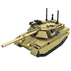 605pcsM1A2 Main Battle Tank Set Children's educational building block toy Christmas gift Birthday gift