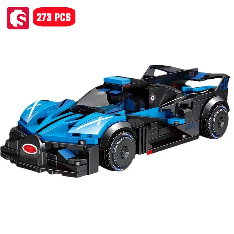 SEMBO BLOCK BK8 City Sports Car Racing Model Assembly Building Block Technology Supercar Vehicle Bricks Toys Boys Birthday Gifts - CADA BRICKS®