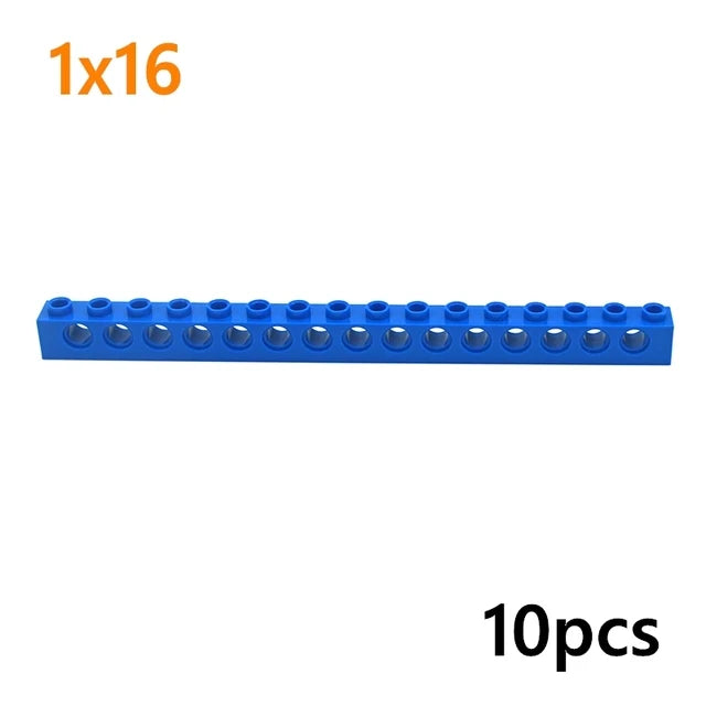 Technical Building Block MOC Combination Studded Long Beam with Hole Thick Bricks Compatible 3703 32018 3895 2730 3894 3701 3700 - CADA BRICKS®