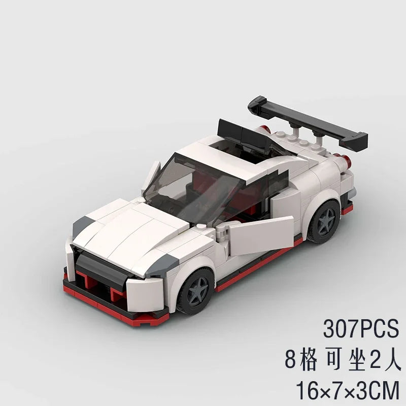 MOC Speed Champions Super Race Car F1 Great Vehicle Racing Model Building Blocks Bricks Sports Pickup Truck City Technique Toy - CADA BRICKS®