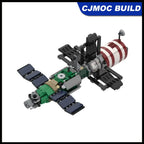 601 Pcs MOC Space Series 1:110 Salyut 7 DOS-6 Space Station with Kosmos 1686 Building Block DIY Assembling Brick Toys MOC-74674