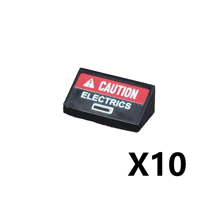 City Printed Accessories Building Blocks Computer Controller Monitor Keyboard Dashboard Mobile Phone Radio Mini Bricks Kids Toys - CADA BRICKS®