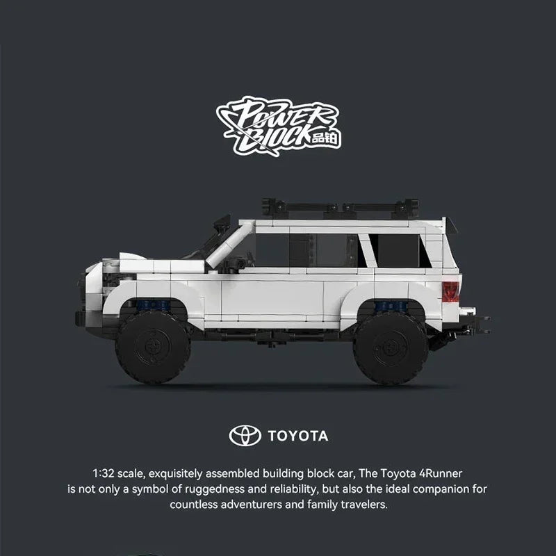 Racers 4Runner SUV AE86 Supra Building Blocks MOC Racing Sports Car Model Desktop Decoration Brick Toys Gift for Kids Adult - CADA BRICKS®