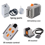 Technical  spray smoke Motor Sprayer Bricks Mould King Fogger for Legoeds Building Blocks MOC Train Car Parts Motor Model