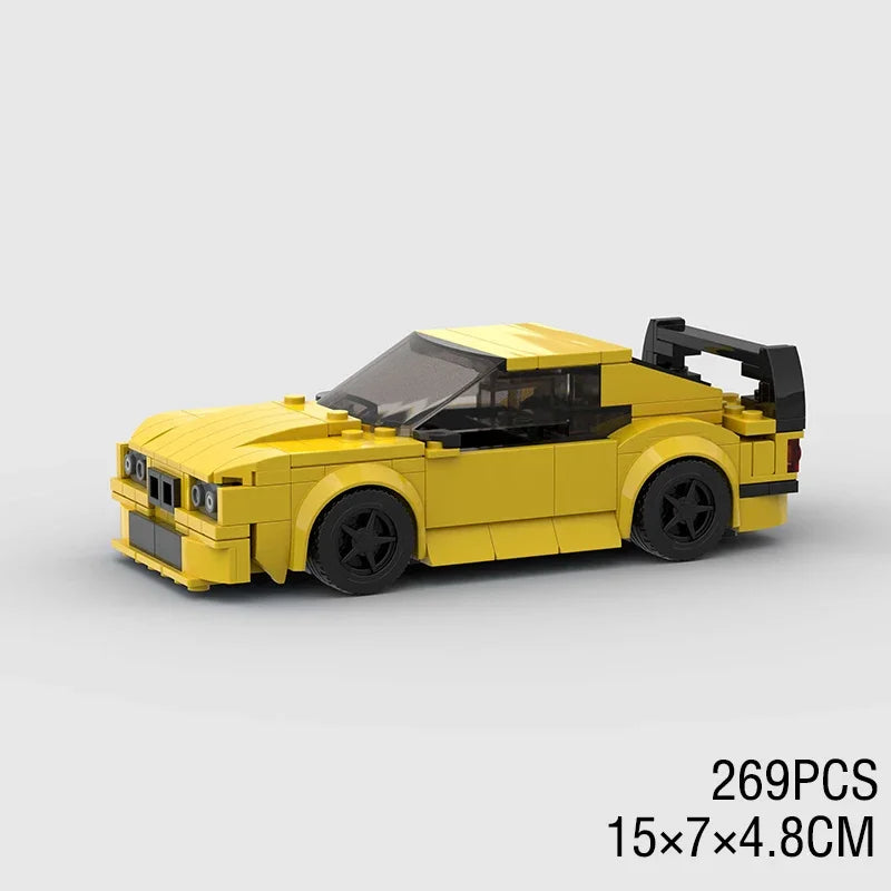 MOC Speed Champions Super Race Car F1 Great Vehicle Racing Model Building Blocks Bricks Sports Pickup Truck City Technique Toy - CADA BRICKS®