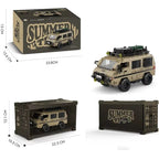 489 pièces Blocs de construction technique Ville Camping-car Voiture Camion de passagers Modèle de camionnette Ensemble de briques avec boîte d'exposition Cadeaux pour enfants garçons