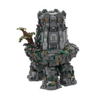 MOC Spill Eldeneds Ringer Vandrende Mausoleum Byggeklosser Modell Mørk fantasyverden Tempel Scene Arkitektur Murstein Leke Gave