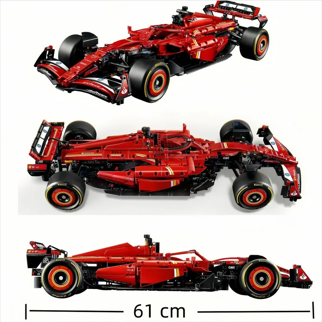MINISO Serie Corse F1 F1 W14 42171 Performance MCL Formula 42141 RB20 F1 42206 SF24 F1 42207 Modello Supercar Regali di Natale