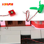 10PCS 0.8mm Pin RGB LED Building Blocks USB Lamp DIY Street Light City Electric Decorate 1X1 Brick Toy Compatible All Brands - CADA BRICKS®