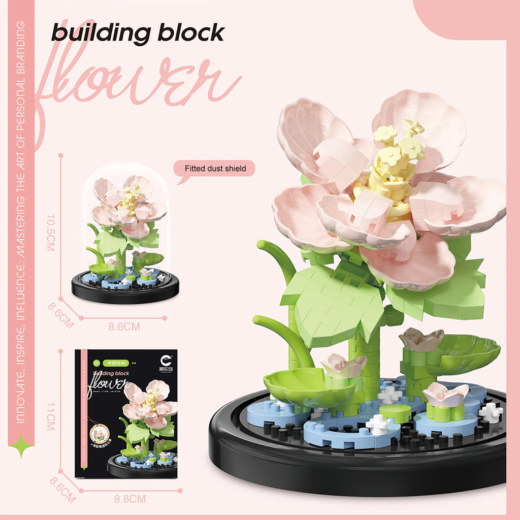 Diy Micro Flower Building Blocks Mini Bricks Particles Eternal Life Flowers Home Decoration Assembling Puzzle Toy Christmas Gift - CADA BRICKS®