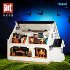 OP VOORRAAD 80022 MOC Bella Villa Bouwstenen Model Constructie Huis Bakstenen Samenstellen Speelgoed voor Jongens Kerstcadeau Set