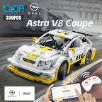 Cada Opel Astra V8 Coupe Champion Vehicle Building Blocks City Remote Control Racing Car RC Super Sports Car Children Bricks Toy - CADA BRICKS®