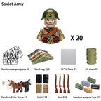 Military Building Blocks, Figures, Action Figures, Toys, Mini Dolls, Soldier Characters, Children's Toys, National Army Phalanx - CADA BRICKS®