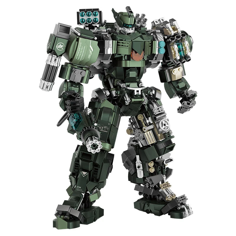 Technic Large Mecha Warrior Building Blocks Set Battle Robots Action Figure Model kits Adult Kids Assembled Toys Gifts For Boys - CADA BRICKS®