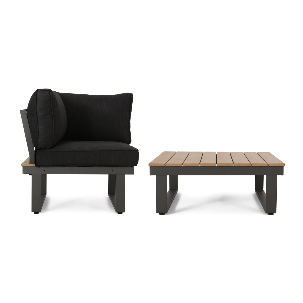STERLING CORNER & COFFEE TABLE